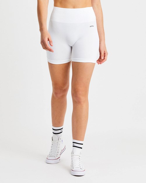 AYBL Balance V2 Seamless Shorts Weiß | 73125-LAQW