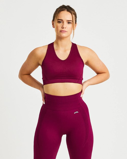 AYBL Balance V2 Seamless Sports Bra Lila | 34569-ESZW