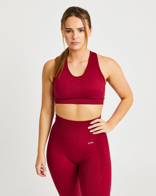 AYBL Balance V2 Seamless Sports Bra Rot | 64370-BQSG