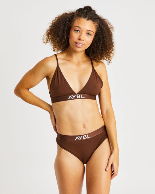 AYBL Baumwoll Bra Braun | 50948-KVRX