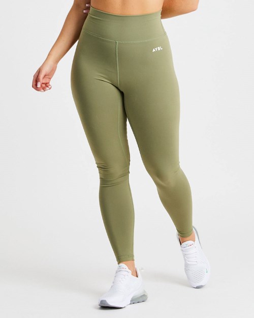 AYBL Core Leggings Olivgrün | 73589-TZFL