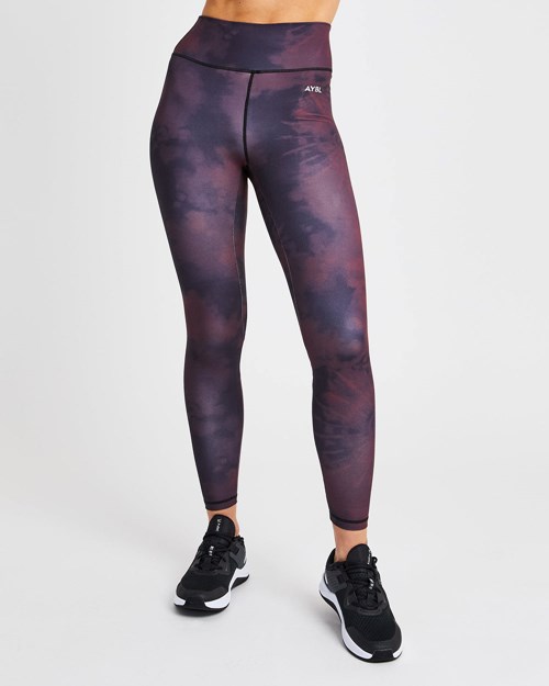 AYBL Core Leggings Rot | 74632-VIEU