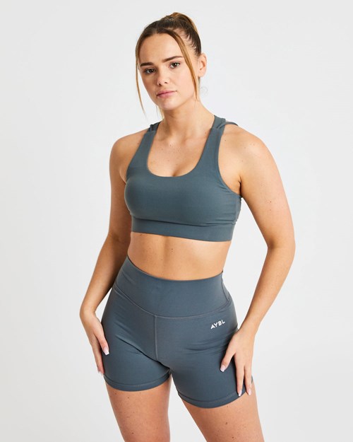 AYBL Core Sports Bra Grau | 47059-POES