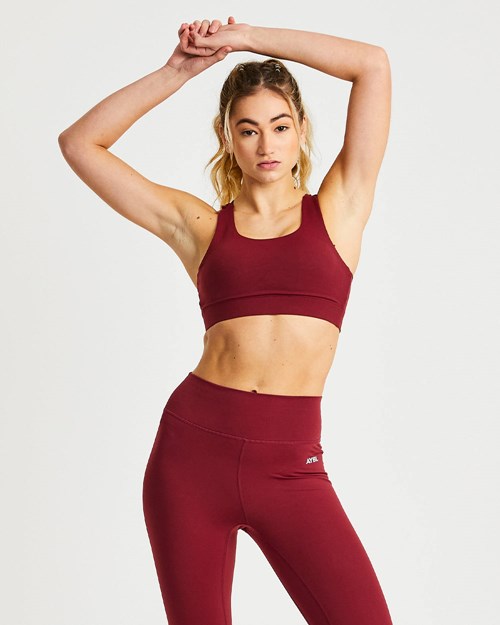 AYBL Core Sports Bra Mauve Wine | 57360-PDVK