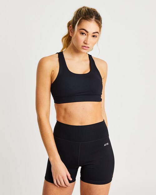 AYBL Core Sports Bra Schwarz | 72903-ZTKC