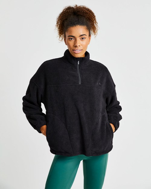 AYBL Effortless Oversized Fleece Schwarz | 01826-HZLN