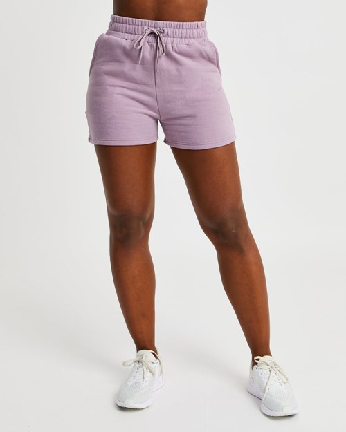 AYBL Everyday Oversized Shorts Muted Mauve | 64351-CVBJ