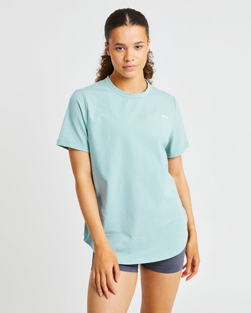 AYBL Everyday Oversized T Shirt Soft Sage | 32840-DONK