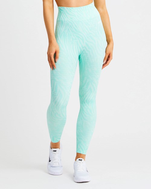 AYBL Evolve Animal Seamless Leggings Mintfarben Grün | 23985-RYKB