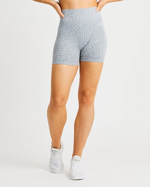 AYBL Evolve Speckle Seamless Shorts Hellgrau | 84539-FGQI