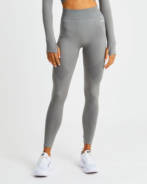 AYBL Ignite Seamless Leggings Grau | 41807-SQXT