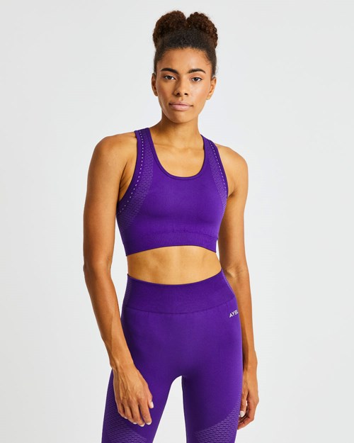 AYBL Ignite Seamless Sports Bra Lila | 84975-MKCX