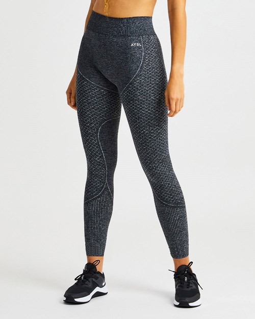 AYBL Impact Seamless Leggings Schwarz | 72981-FJVH