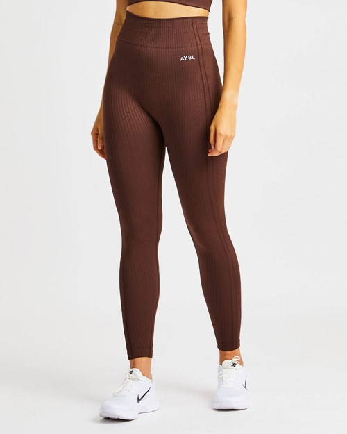 AYBL Luxe Seamless Leggings Braun | 25410-HREK