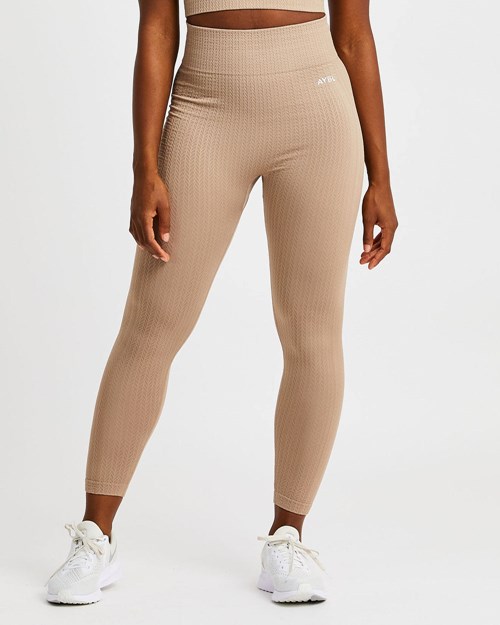 AYBL Luxe Seamless Leggings Mocha | 83725-DRCN