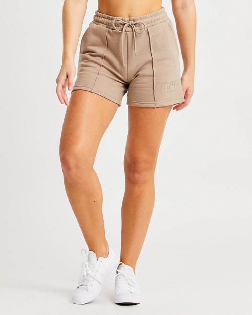 AYBL Luxe Shorts Mocha | 38907-TLWI