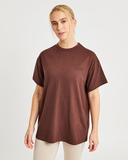 AYBL Luxe T Shirt Braun | 90812-XRHS