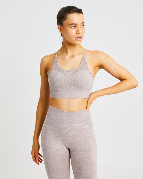 AYBL Motion Seamless Sports Bra Beige | 98254-VWDL