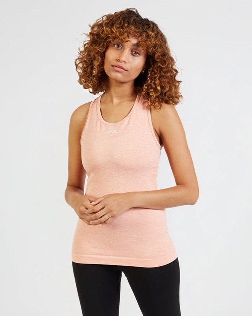 AYBL Motion Seamless Vest Peach | 80769-DOXQ