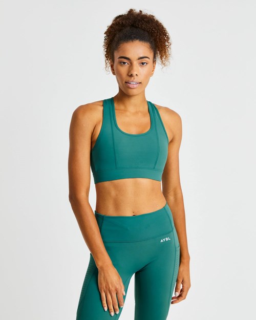 AYBL Pace Sports Bra Tiefesgrün | 94761-DXKO