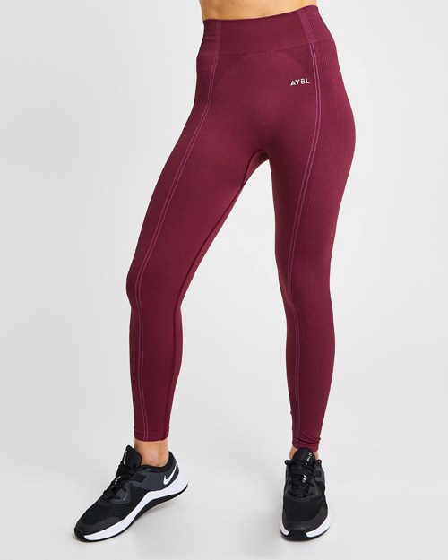 AYBL Reflex Seamless Leggings Plum | 70352-NOFE