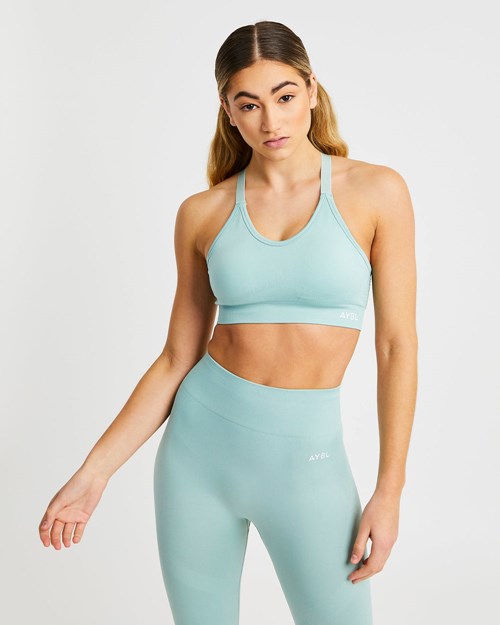 AYBL Reform Seamless Sports Bra Grün | 40793-RZUV