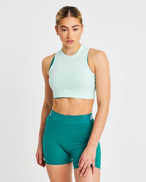 AYBL Sport Crop Vest Mintfarben Grün | 41837-WFIQ