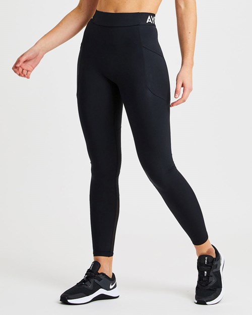 AYBL Sport Leggings Schwarz | 76152-DYQV