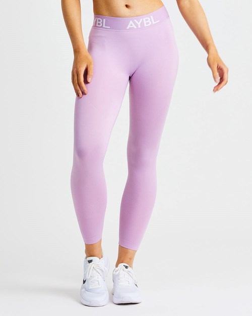 AYBL Staple Seamless Low Rise Leggings Rosa | 59362-BJLH