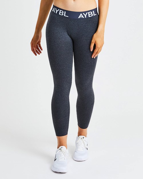 AYBL Staple Seamless Low Rise Leggings Schwarz | 27349-KQUF