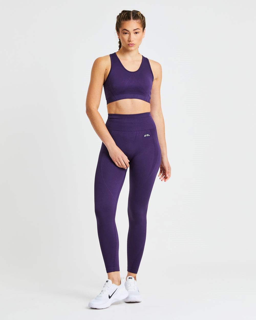 AYBL Balance V2 Seamless Leggings Lila | 95048-KPGW