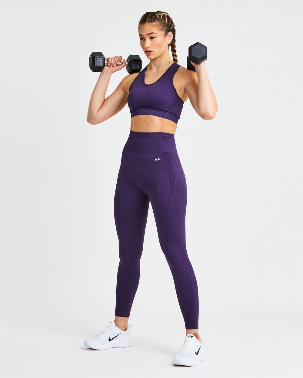 AYBL Balance V2 Seamless Leggings Lila | 95048-KPGW