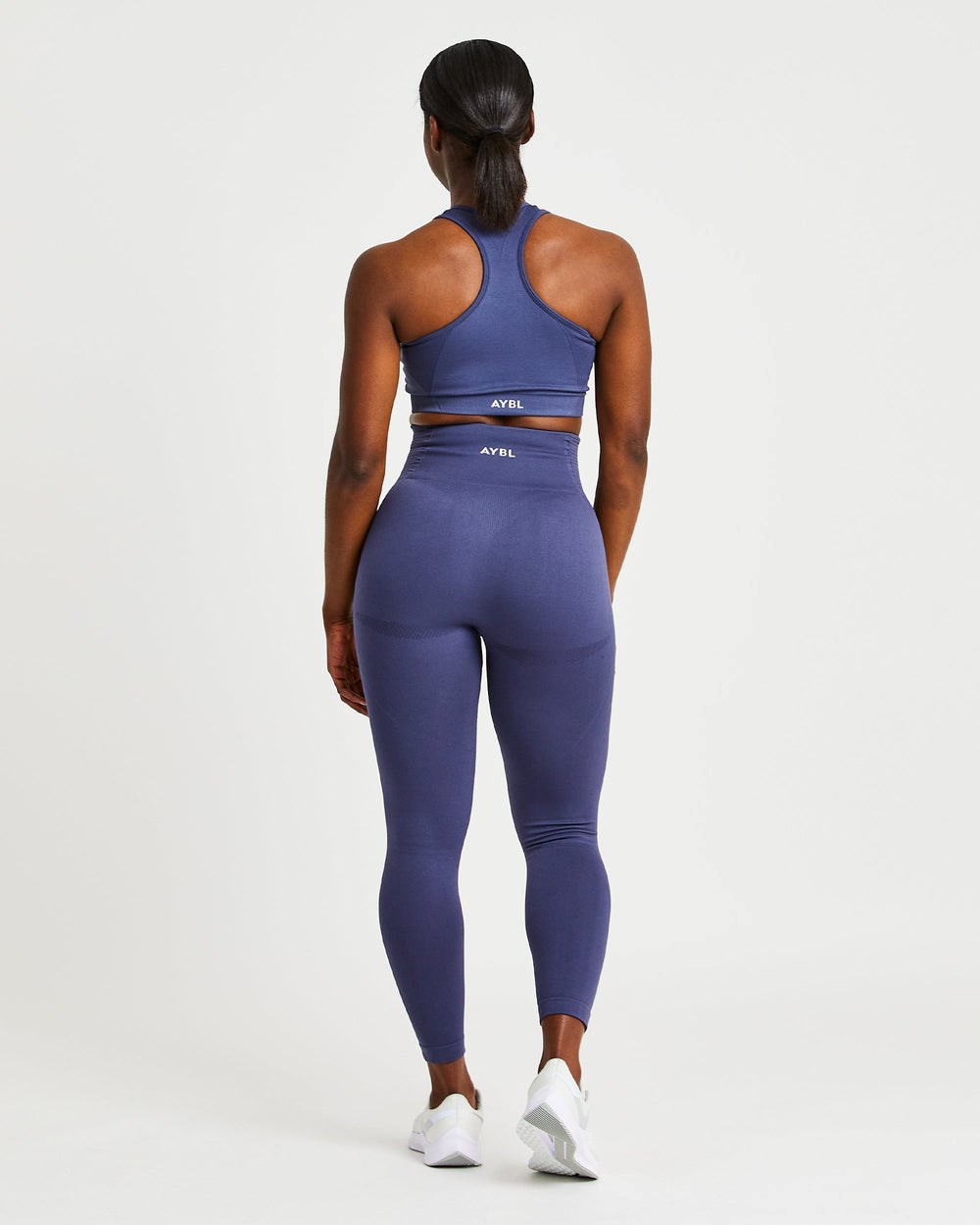 AYBL Balance V2 Seamless Leggings Navy Blau | 75412-KFUE