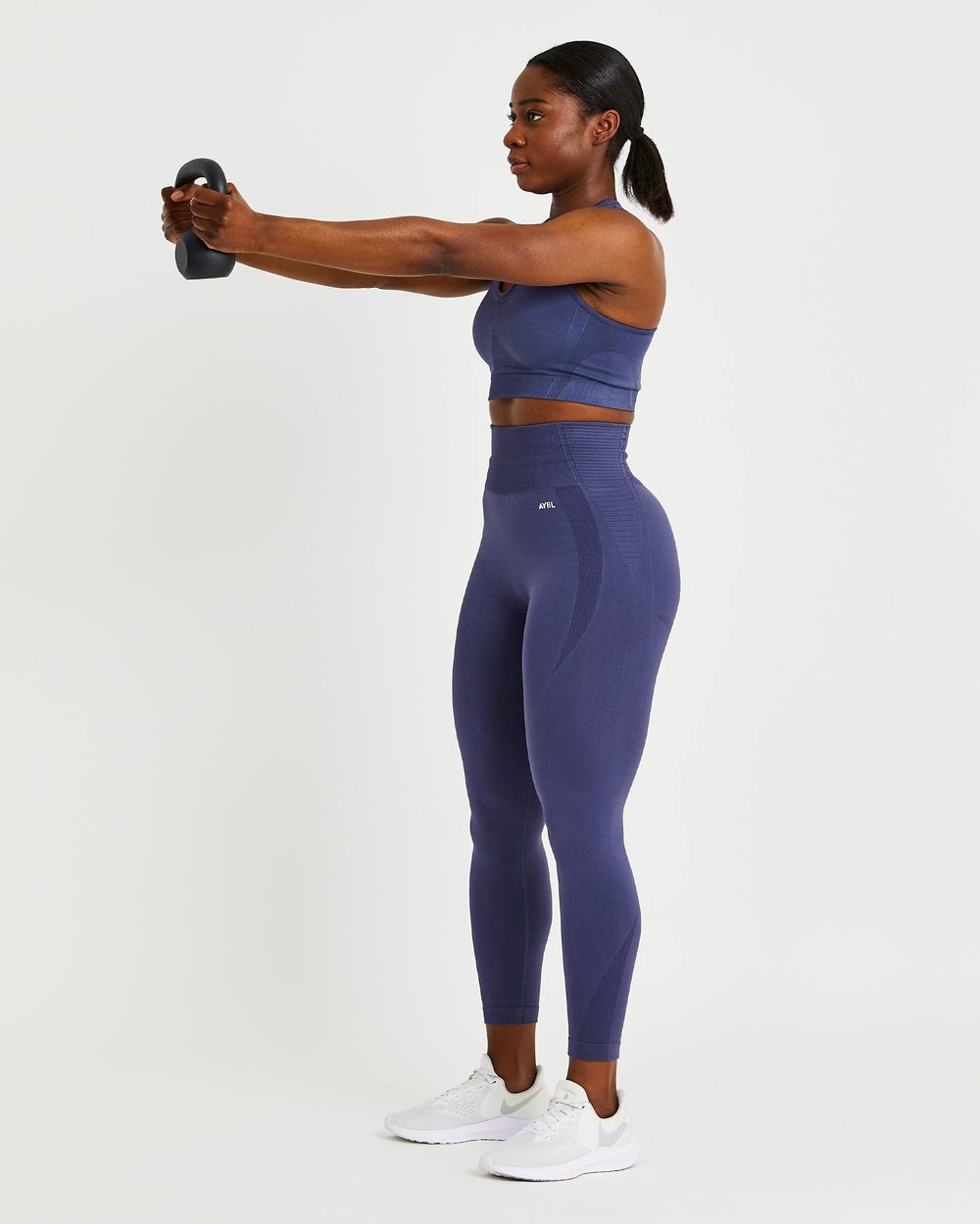 AYBL Balance V2 Seamless Leggings Navy Blau | 75412-KFUE