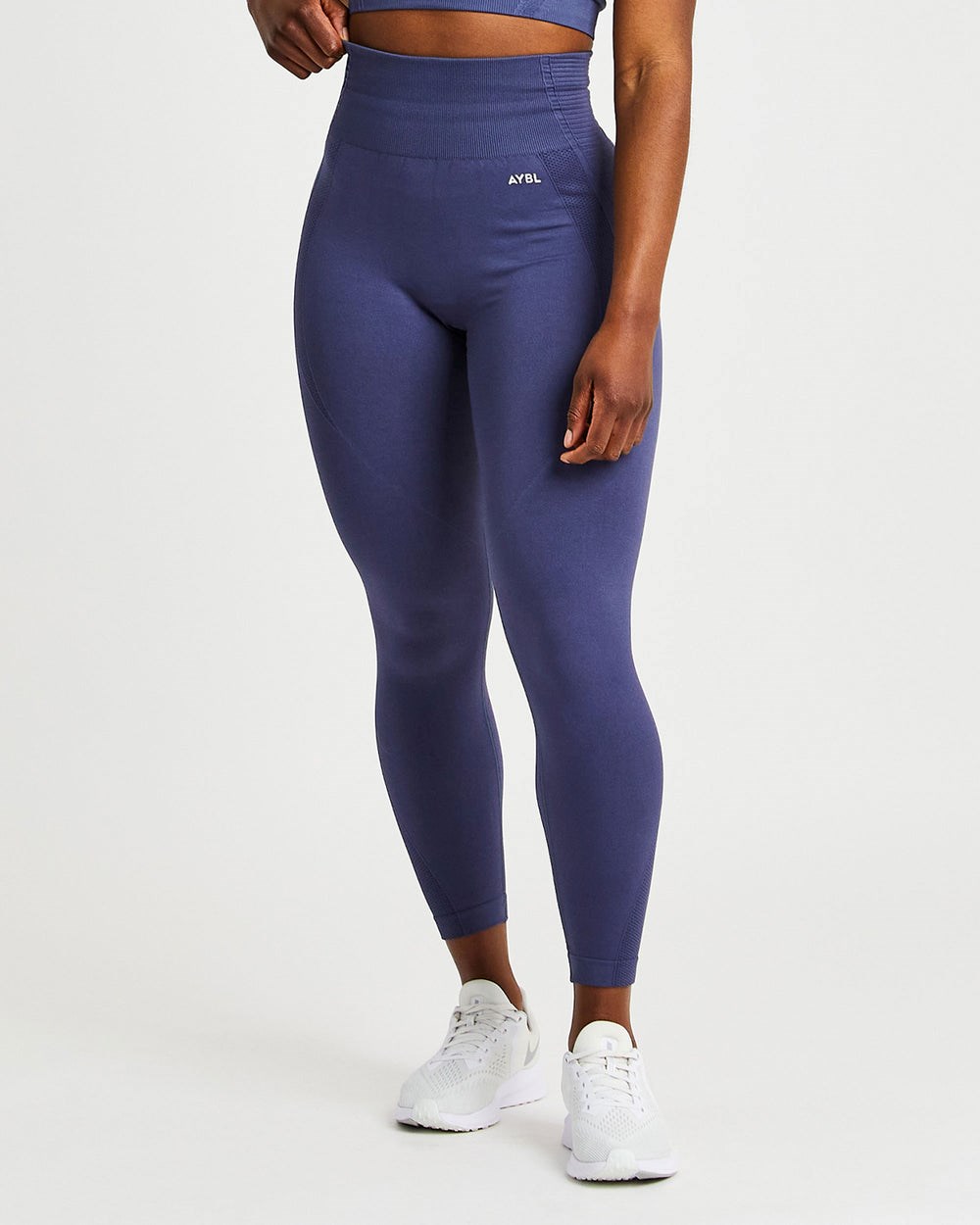 AYBL Balance V2 Seamless Leggings Navy Blau | 75412-KFUE