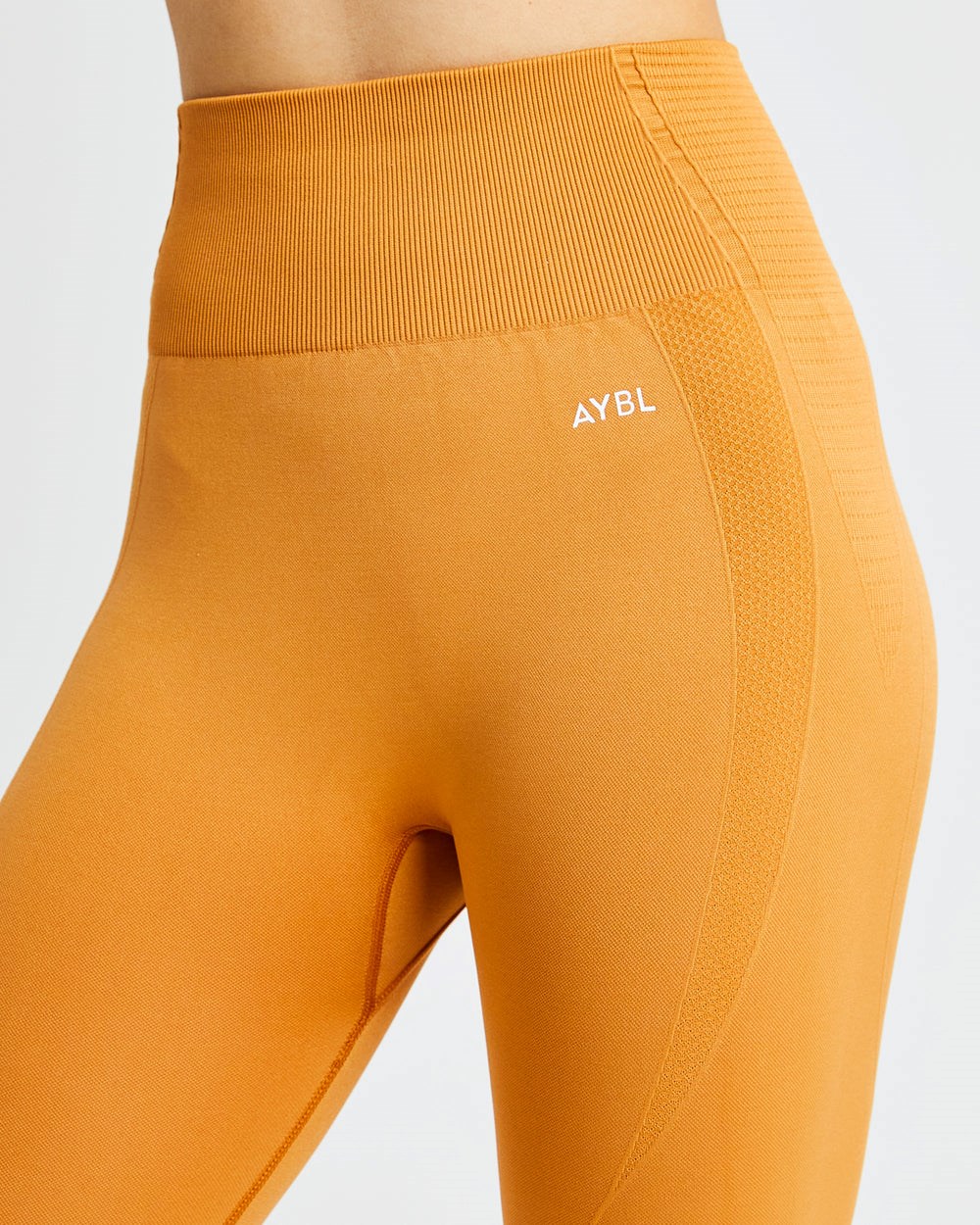 AYBL Balance V2 Seamless Leggings Orange | 52460-AKNG