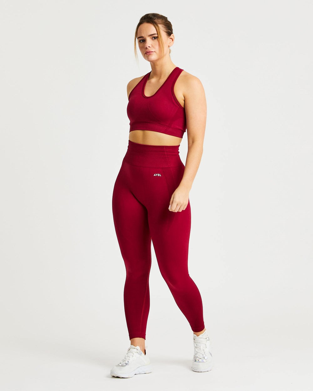 AYBL Balance V2 Seamless Leggings Rot | 70456-ZOQM