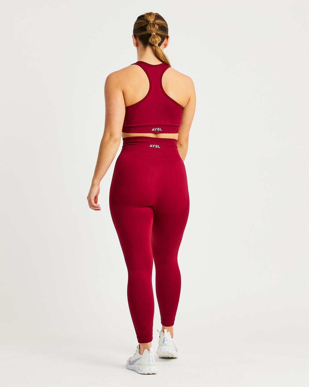 AYBL Balance V2 Seamless Leggings Rot | 70456-ZOQM