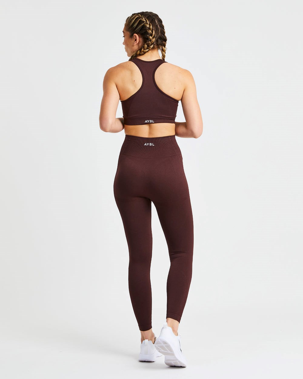 AYBL Balance V2 Seamless Leggings Schokolade Braun | 70564-IQGJ