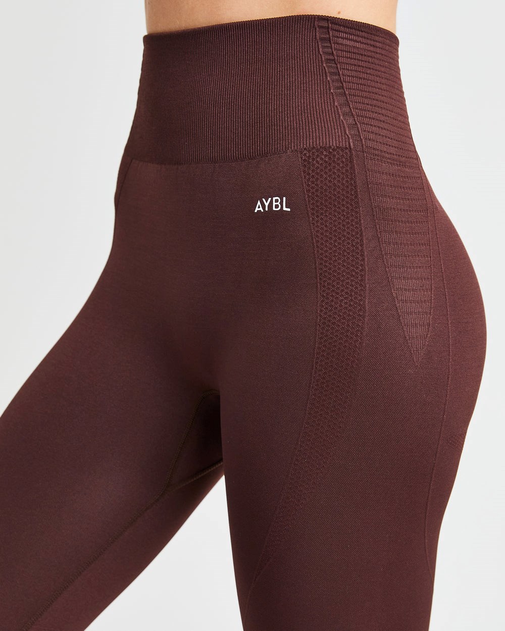 AYBL Balance V2 Seamless Leggings Schokolade Braun | 70564-IQGJ