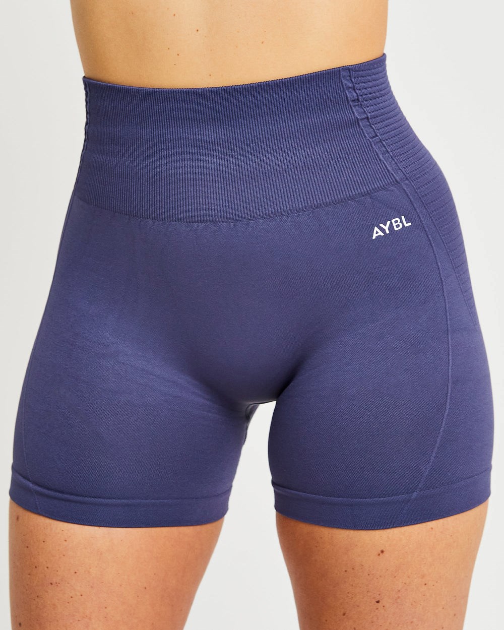 AYBL Balance V2 Seamless Shorts Navy Blau | 84279-DXJV