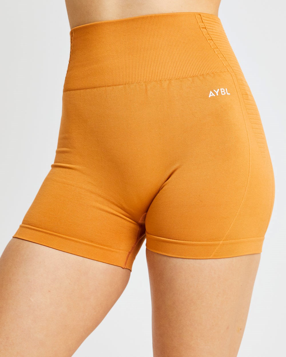 AYBL Balance V2 Seamless Shorts Orange | 93714-NIVC