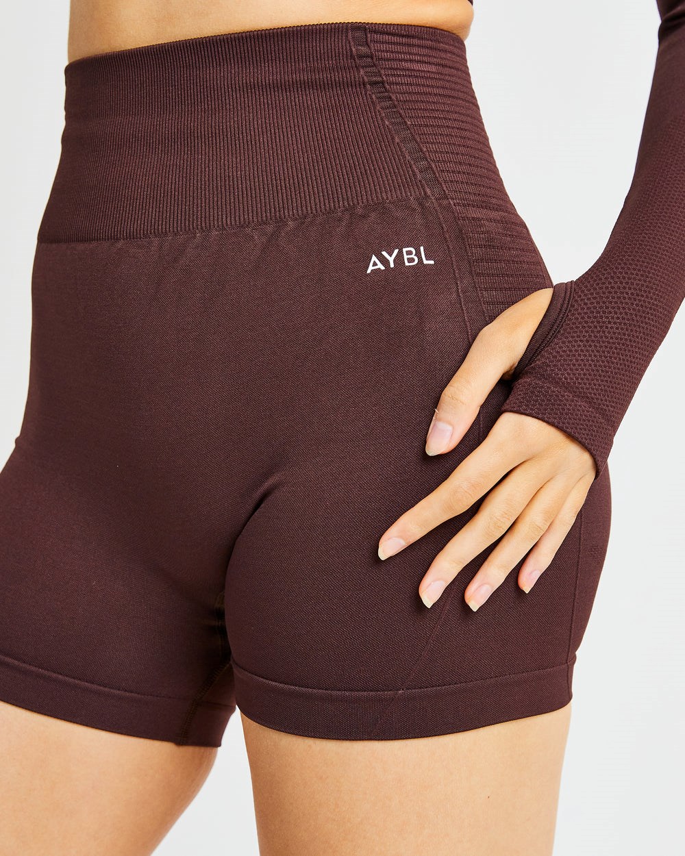 AYBL Balance V2 Seamless Shorts Schokolade Braun | 73695-YXQS