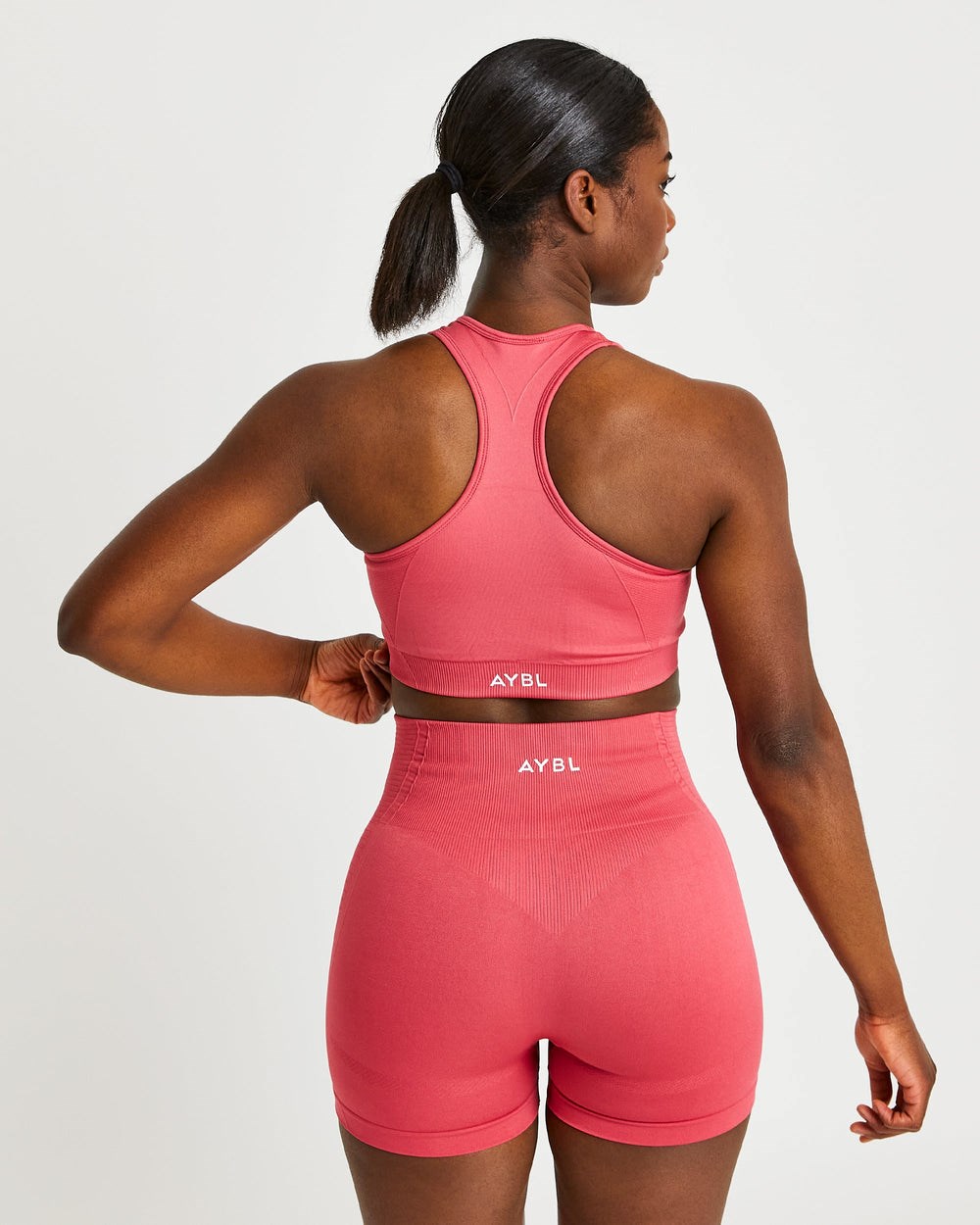 AYBL Balance V2 Seamless Sports Bra Rosa | 81795-BJAH