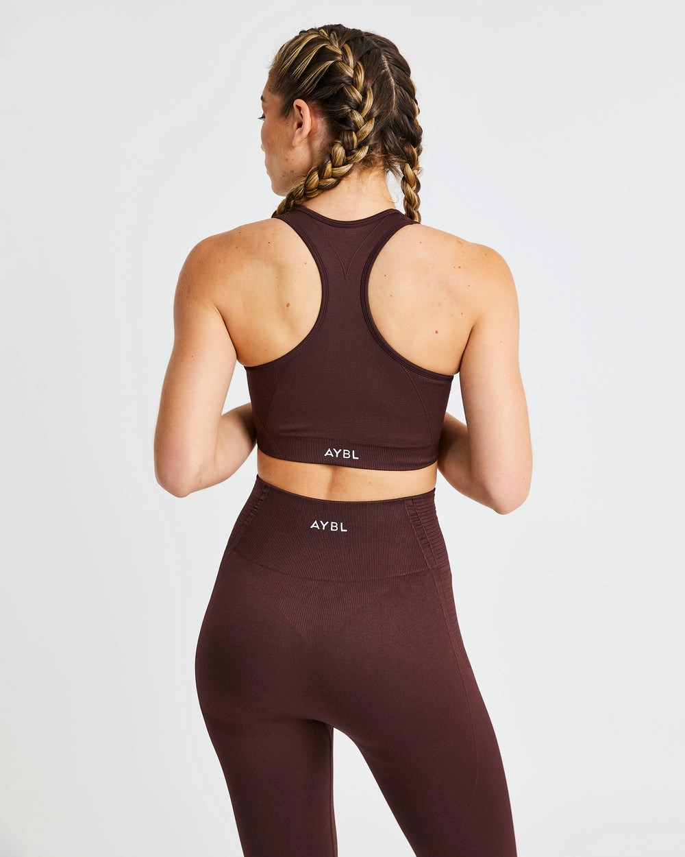 AYBL Balance V2 Seamless Sports Bra Schokolade Braun | 24630-QYBC