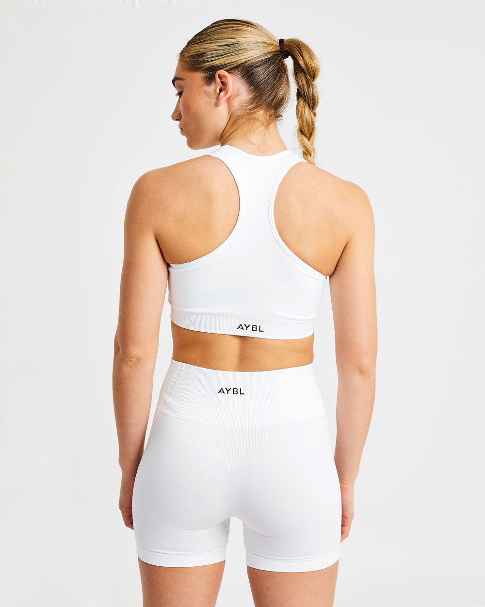 AYBL Balance V2 Seamless Sports Bra Weiß | 18924-PTBQ