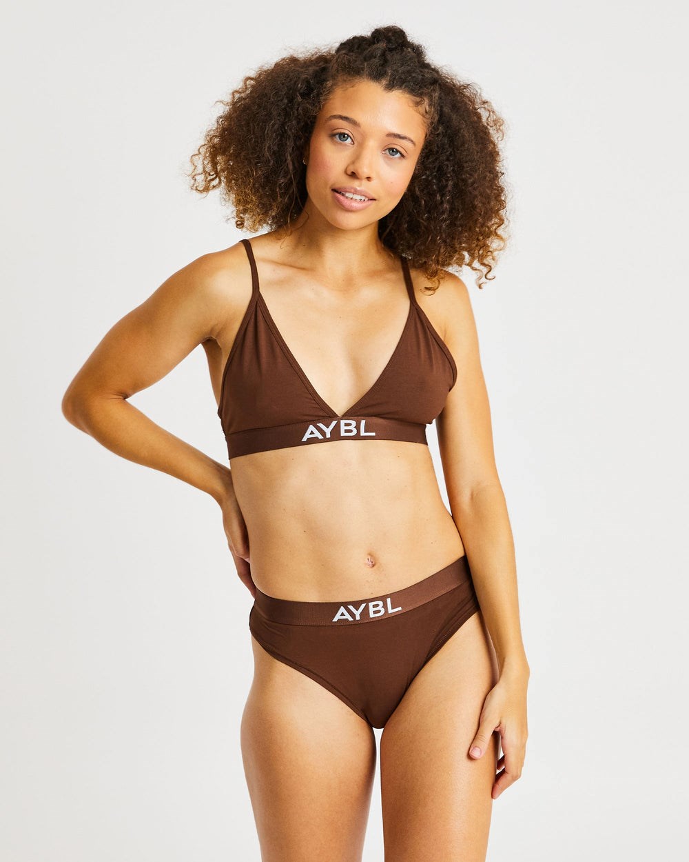 AYBL Baumwoll Bra Braun | 50948-KVRX