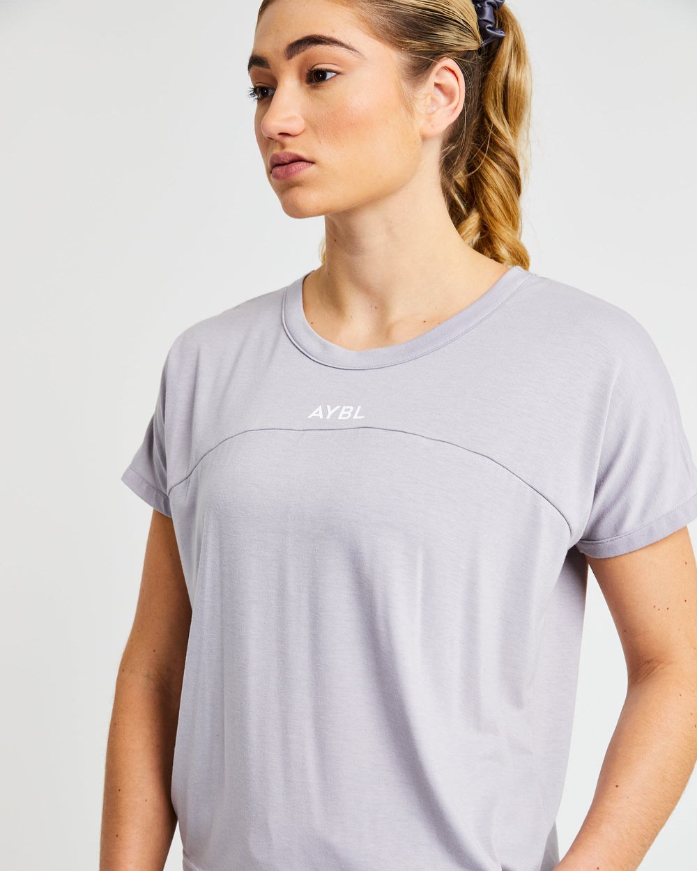 AYBL Boxy T Shirt Soft Lilac | 91260-QKMW