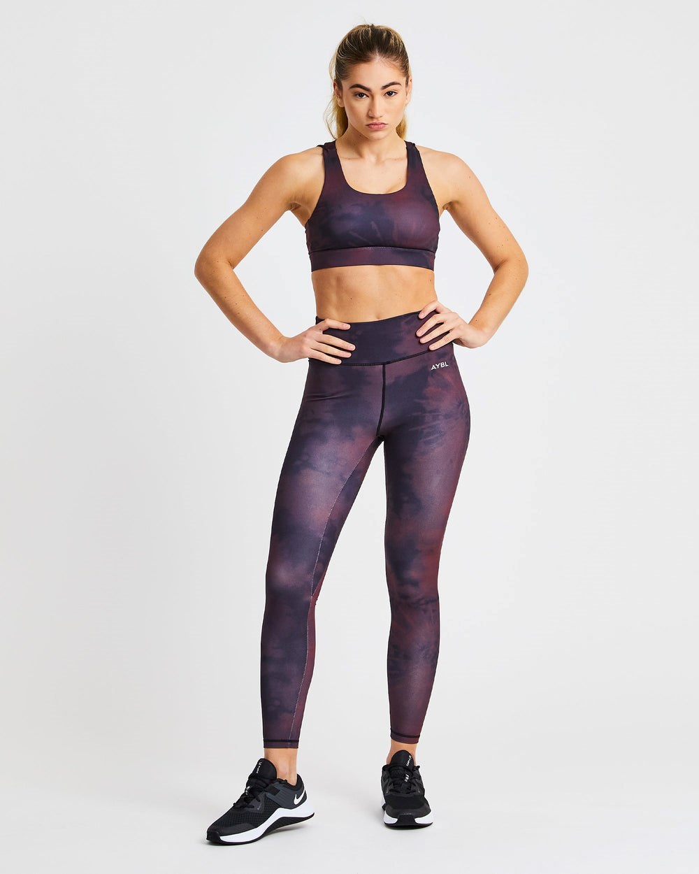 AYBL Core Leggings Rot | 74632-VIEU