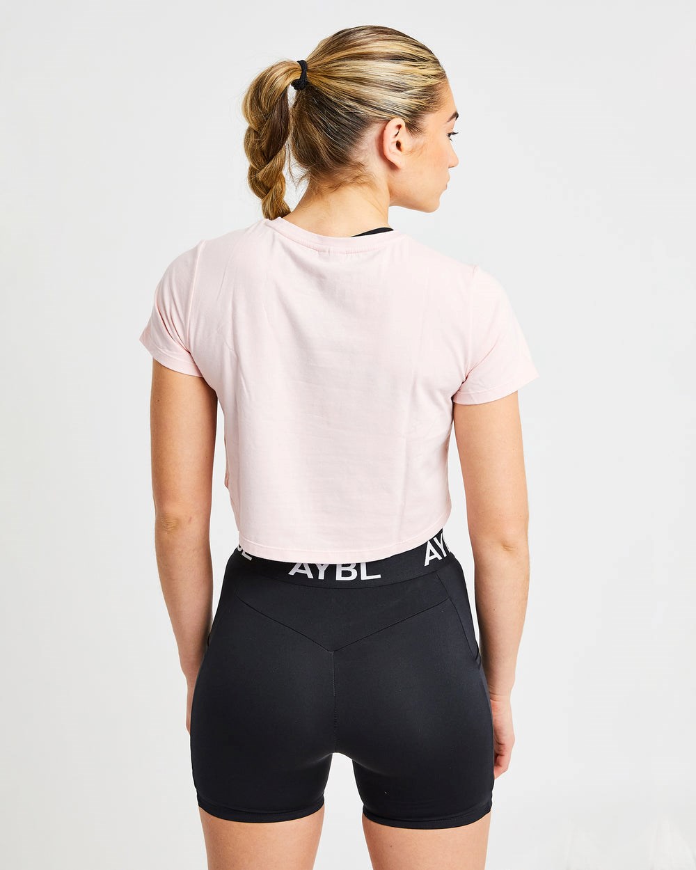 AYBL Crop T Shirt Rosa | 57612-PSKO